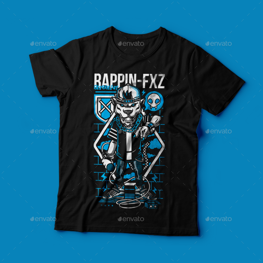 Rappin-FXZ T-Shirt Design by BadSyxn | GraphicRiver