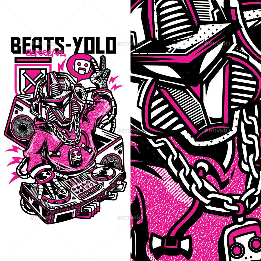 Beats-Yolo T-Shirt Design, T-Shirts | GraphicRiver