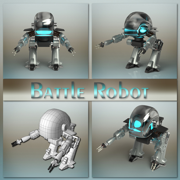 Battle Robot - 3Docean 18100881