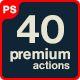 40 Premium Actions, Add-ons | GraphicRiver