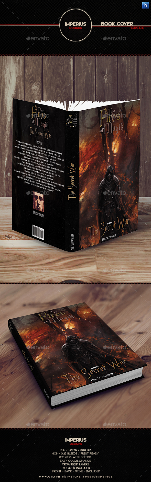 The Secret War Book Cover - Miscellaneous Print Templates