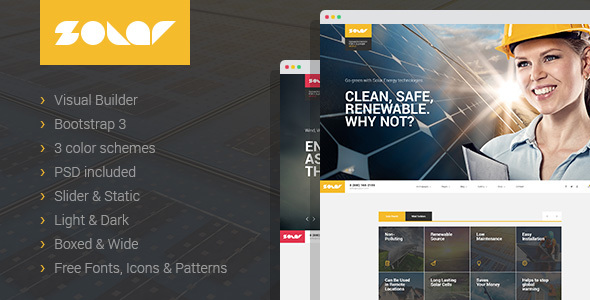 Solar - Renewable - ThemeForest 14488504