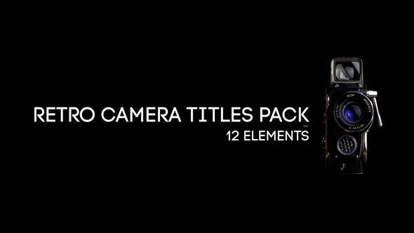 Retro Camera Titles - VideoHive 18119638