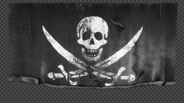 Pirate Flag Rolling 02