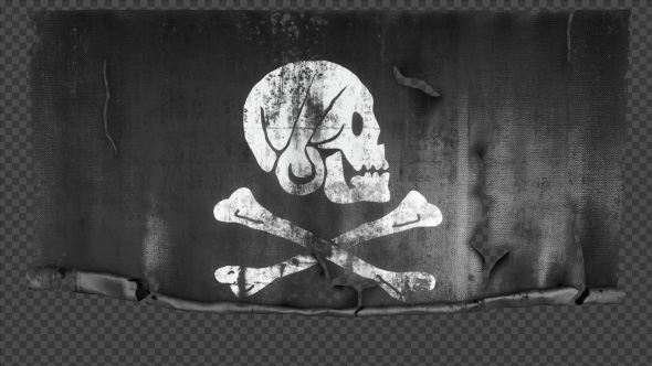 Pirate Flag Rolling 03