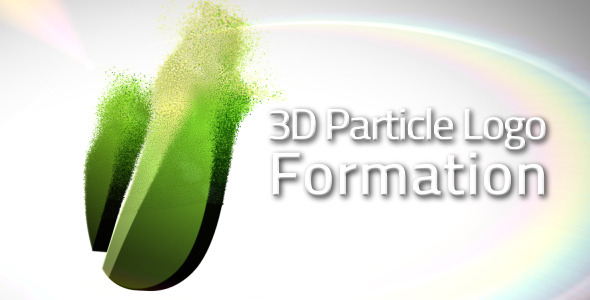 3D Particle Logo Formation