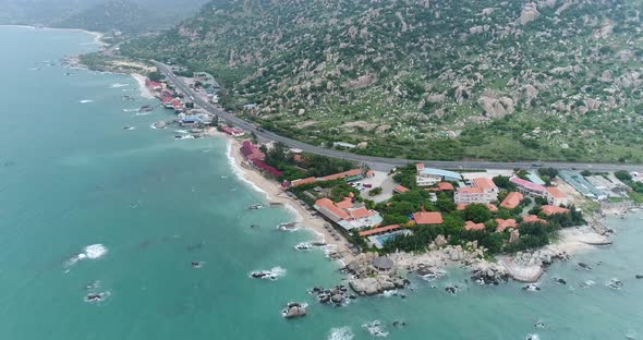 Beautiful Beach Viewed From Above alt