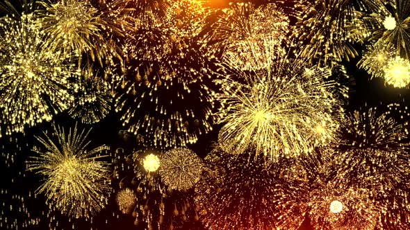 Fireworks Background by AS_100 | VideoHive