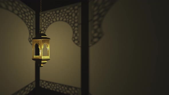 Traditional lanterns in the ramadan holiday.