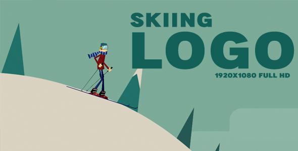 Skiing Intro - VideoHive 18124134