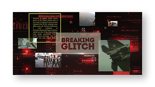 Breaking Glitch Presentation - VideoHive 18125628