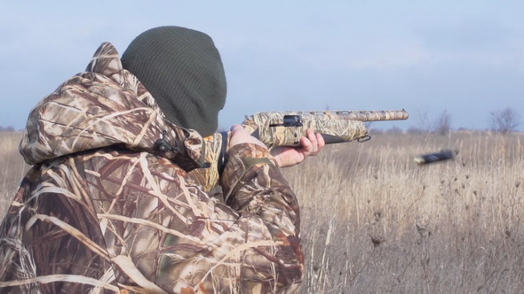 Hunter Shoots a Gun
