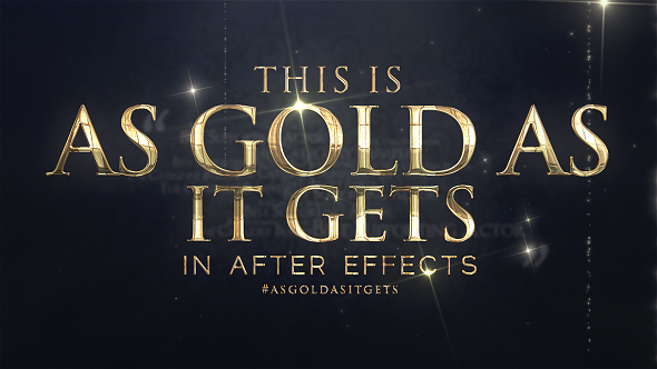 As Gold As - VideoHive 18142844