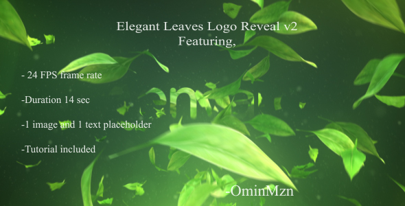 Elegant Leaves Logo - VideoHive 18142899