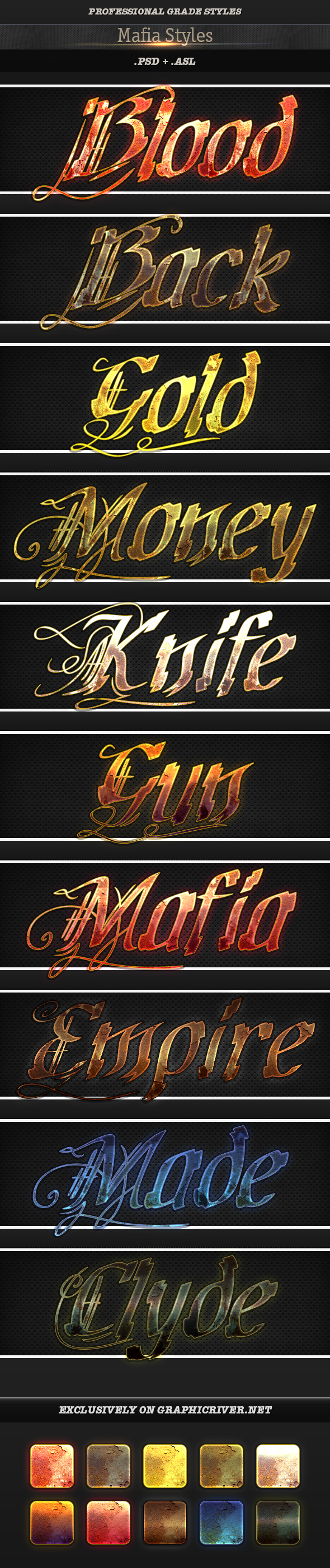 Mafia Style - Text Effects Styles