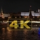 View of Kremlin at Night in Moscow, Russia. - VideoHive Item for Sale