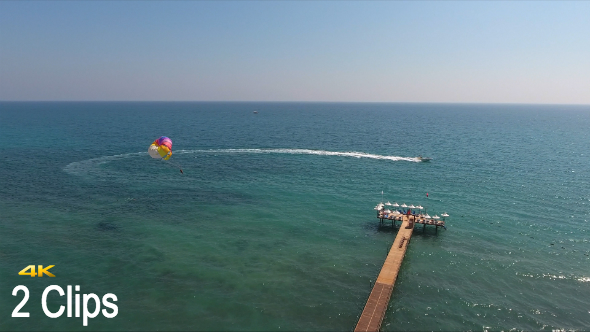 Aerial Parasailing (2 Clips) alt