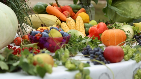 Vegetables are on the Table alt