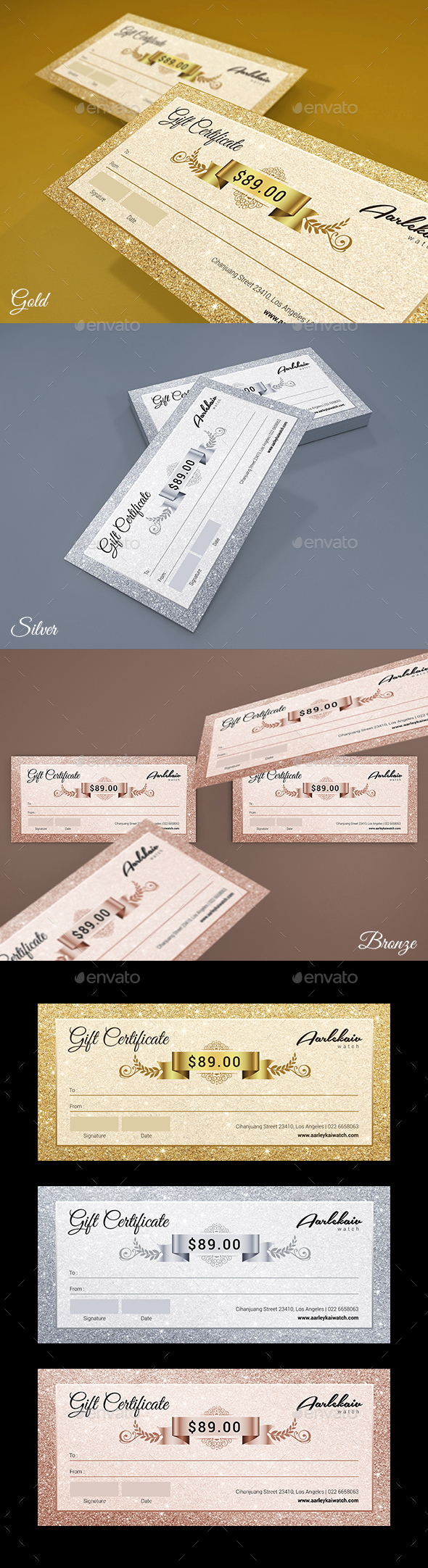 Elegant Gift Certificate