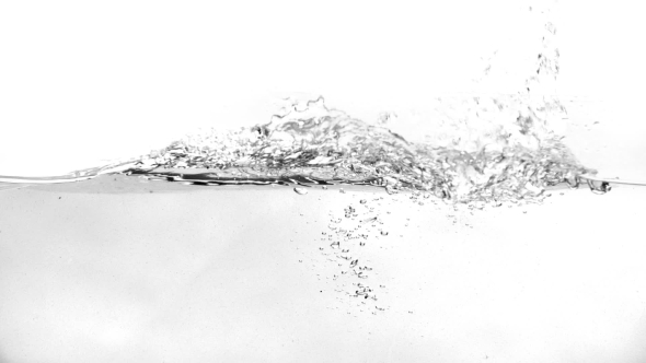 Water in  on a White Background alt