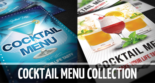 Cocktail menu collection