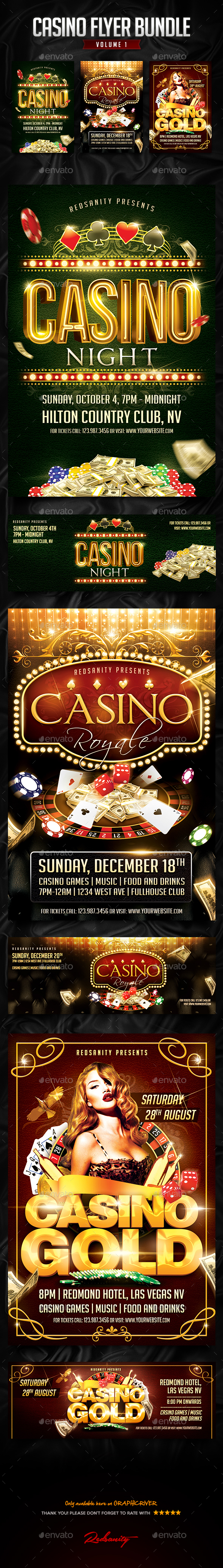 Casino Flyer Bundle Vol.1