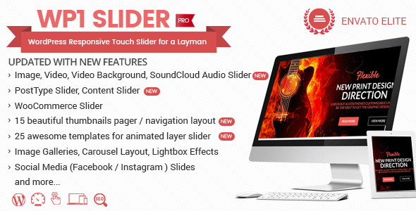 WP1 Slider Pro - WordPress Responsive Touch Slider for a Layman - CodeCanyon Item for Sale