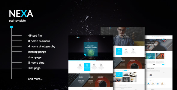 Nexa PSD Template - PSD Templates