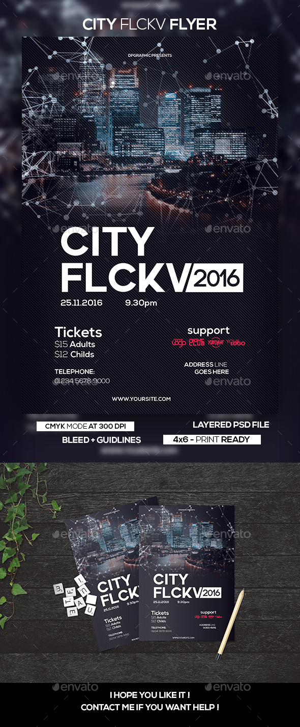 City Flckv Flyer - Events Flyers