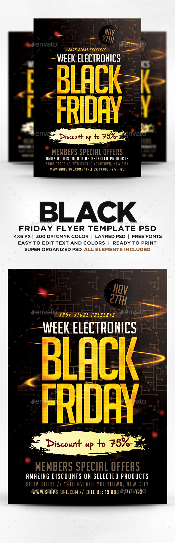 Week Black Friday Sales Flyer