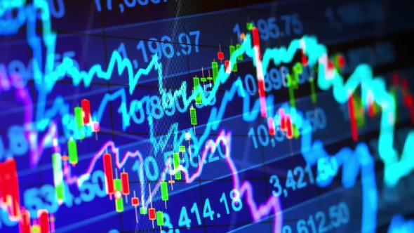 Abstract Background Stock Indices And Graphs