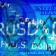 Euro USD Index Stock Charts Over One Hundred Dollars Background - VideoHive Item for Sale