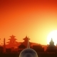 Kathmandu Skyline Sunrise Take Off - VideoHive Item for Sale