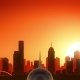 Melbourne Skyline Sunrise Take Off - VideoHive Item for Sale