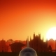 Milan Italy Skyline Sunrise Take Off - VideoHive Item for Sale
