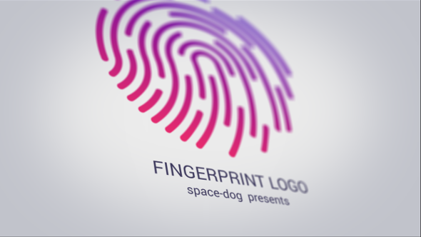 Fingerprint logo - VideoHive 18183215