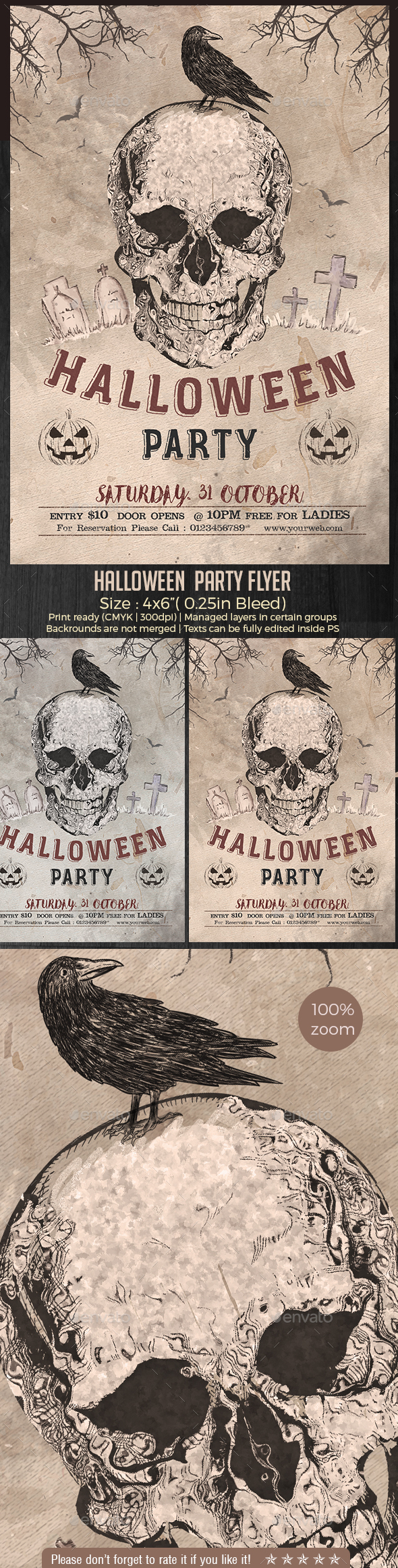 Halloween Party Flyer