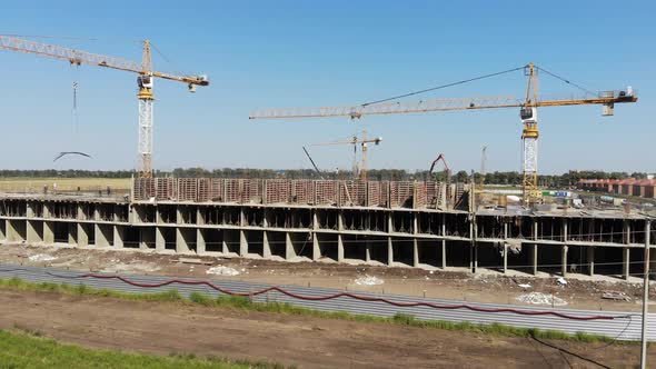 Beautiful landscapes and view from the height in summer. alt