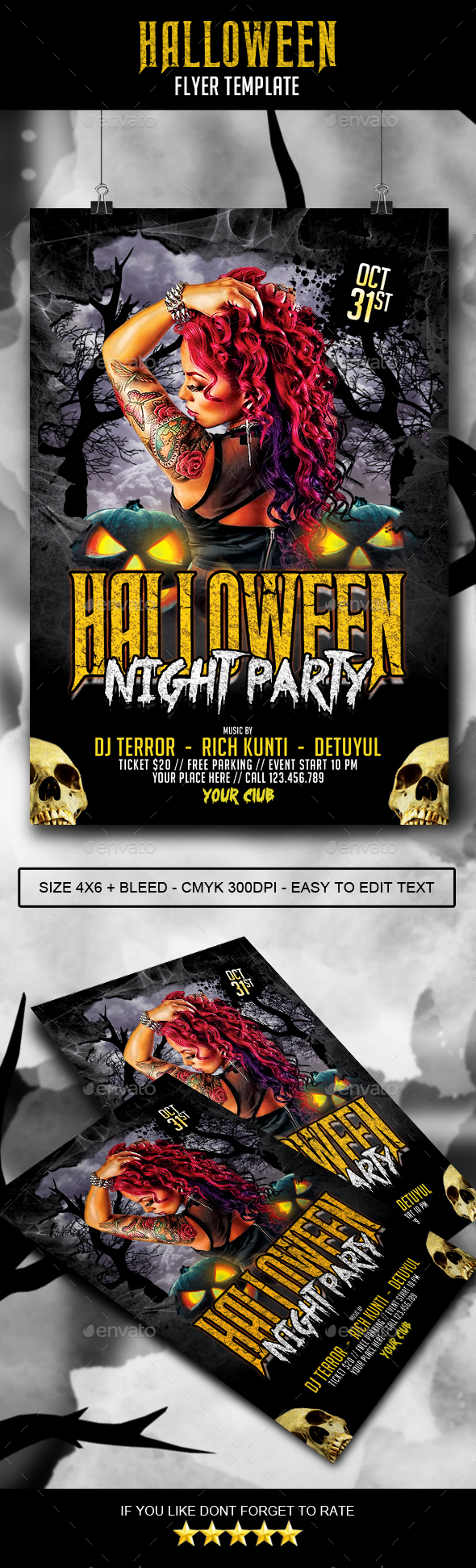 Halloween Night Party Flyer