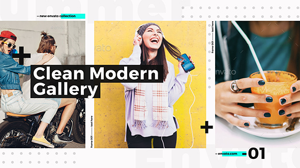 Clean Modern Gallery / Fashion Opener / Event Promo / Clothes Collection / Stylish Urban Slideshow