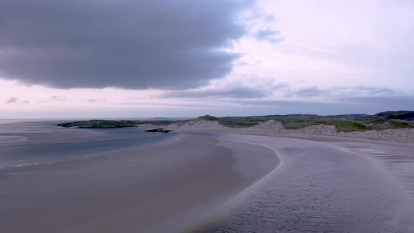 The Landscape of the Sheskinmore Bay Next To the Nature Reserve Between Ardara and Portnoo  alt