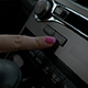 Car Interior Female Hand Typing Media Button Car Interior Female Hand Typing Media Button - VideoHive Item for Sale