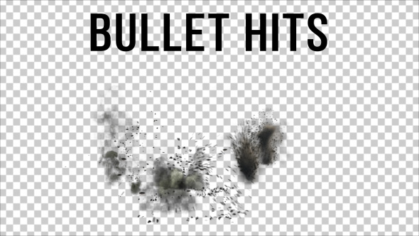 Bullet Hits on the Ground