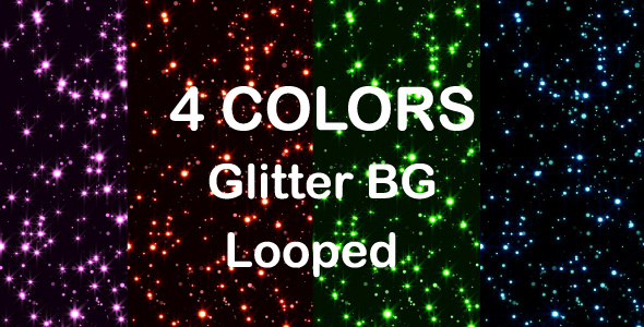 4 Colors Glitter BG