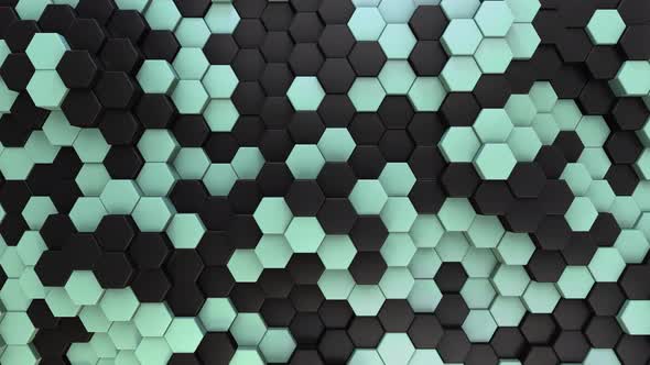 Hexagon Background Elegant 02 - 4K alt