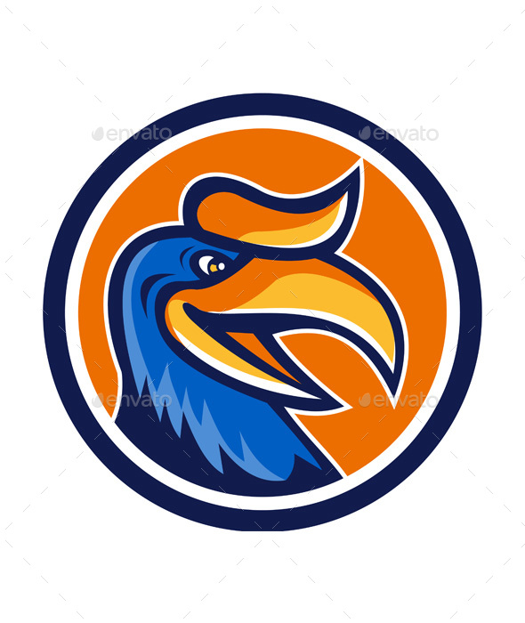 Hornbill Color Mascot Logo