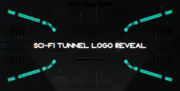 Sci-Fi Tunnel Logo - VideoHive 18241416