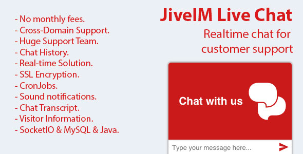 JiveIM Live Chat Support - CodeCanyon Item for Sale