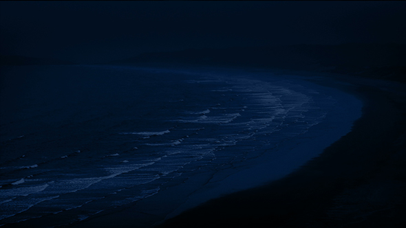 Beach Landscape At Night alt