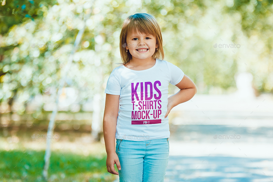 Download Kids T-Shirt Mock-Up by Freeman_Studio | GraphicRiver